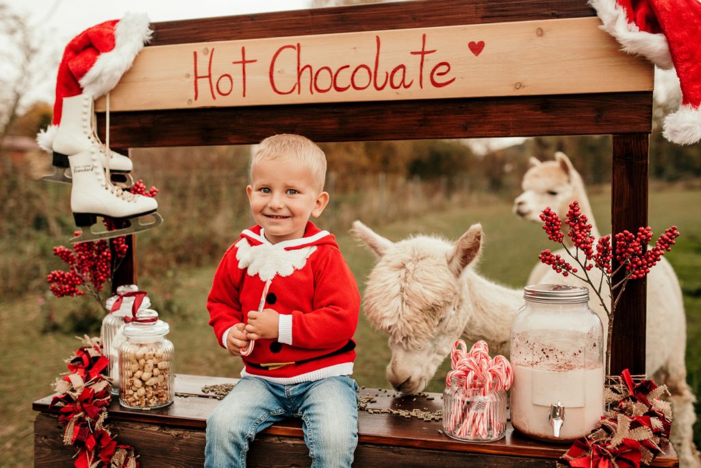 Weihnachtsshootings Familienfotos