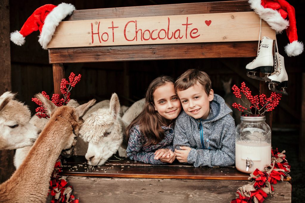 Weihnachtsshootings Familienfotos