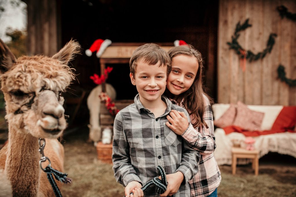 Weihnachtsshootings Familienfotos