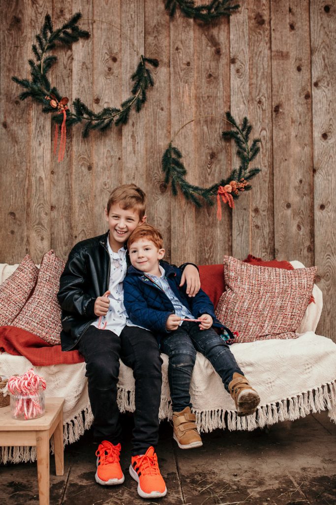 Weihnachtsshootings Familienfotos