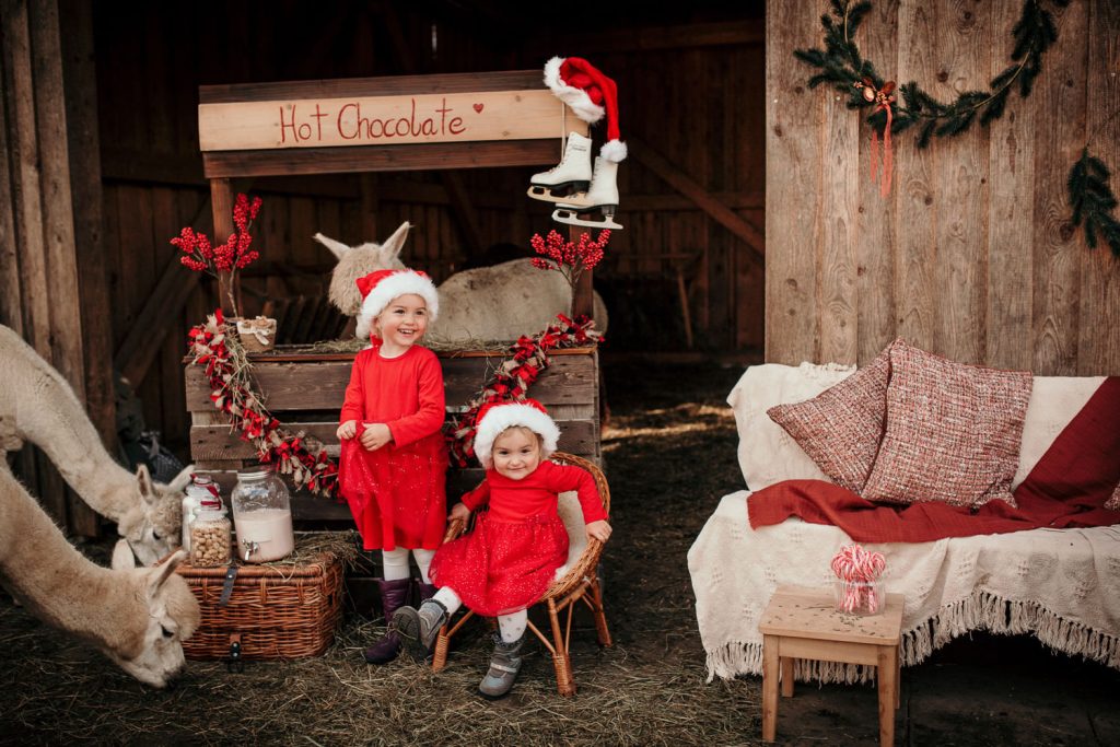 Weihnachtsshootings Familienfotos