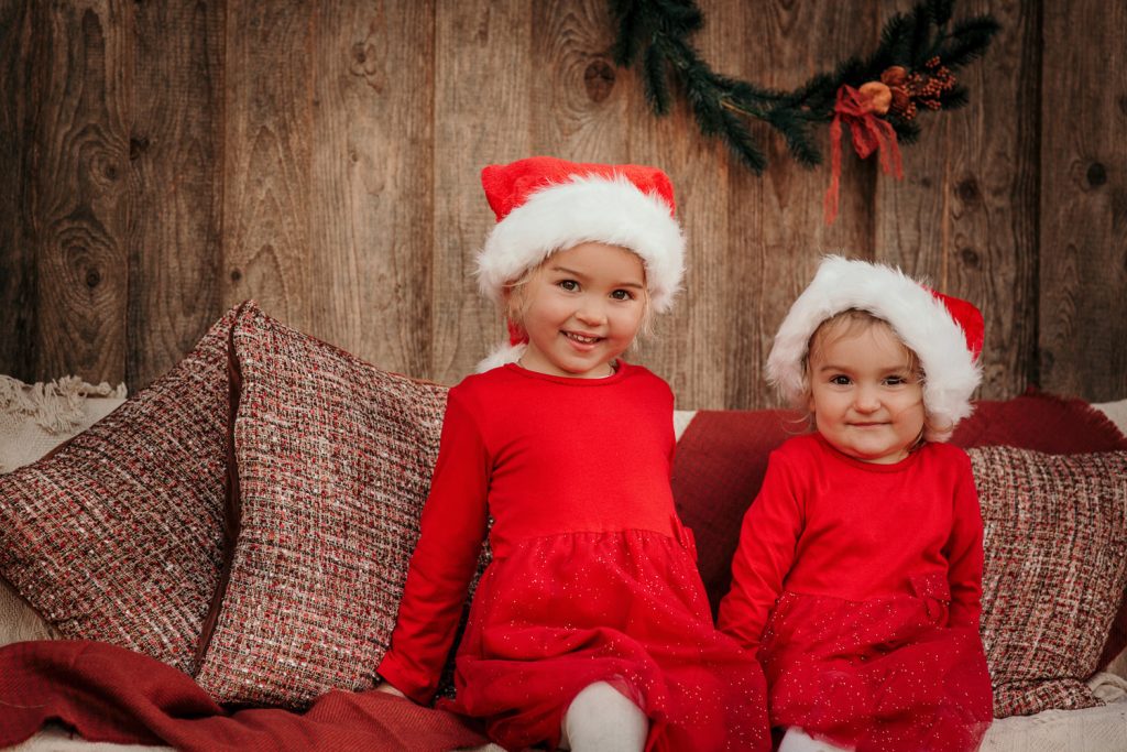 Weihnachtsshootings Familienfotos