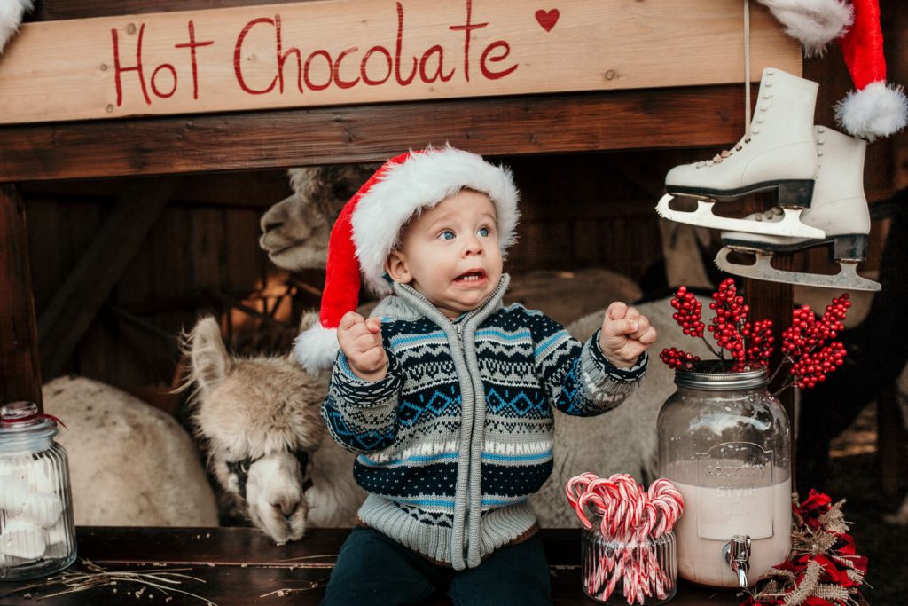Weihnachtsshootings Familienfotos