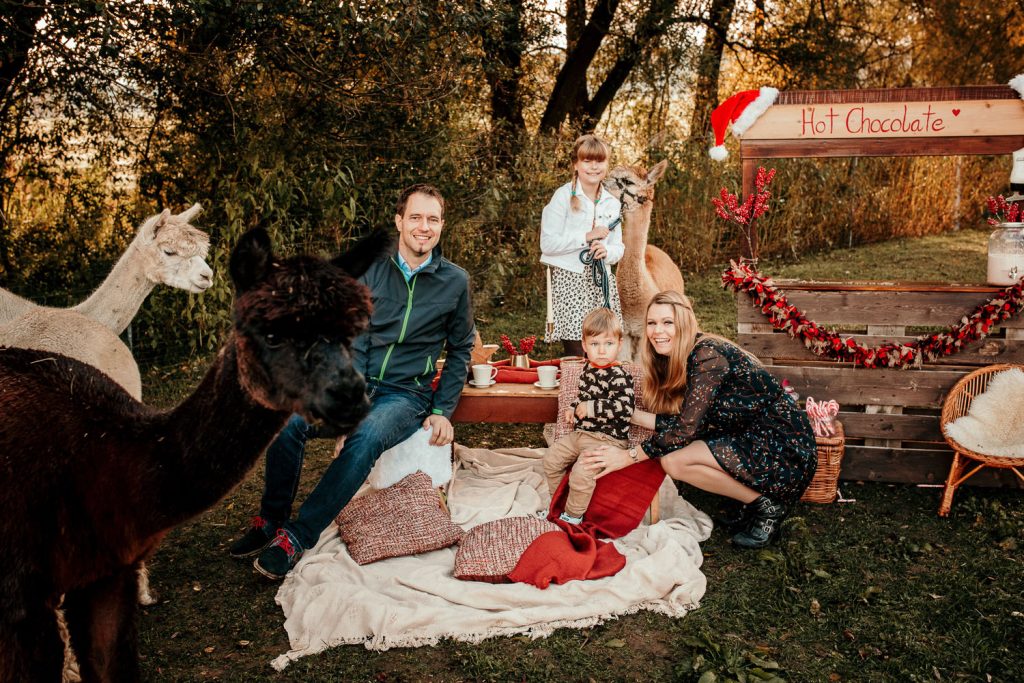 Weihnachtsshootings Familienfotos