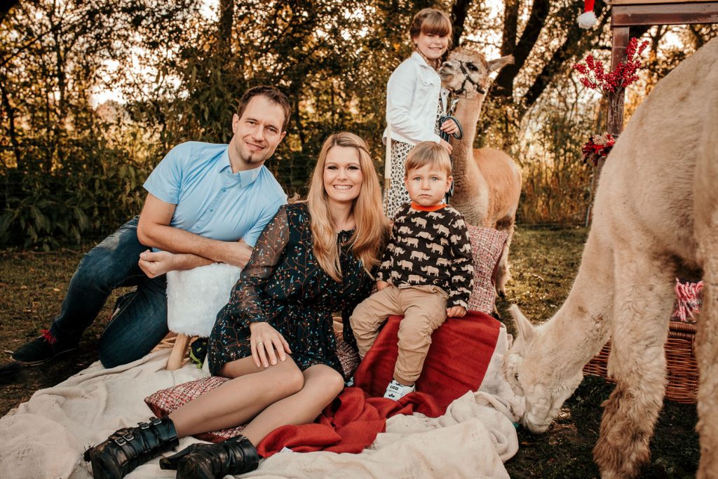 Weihnachtsshootings Familienfotos