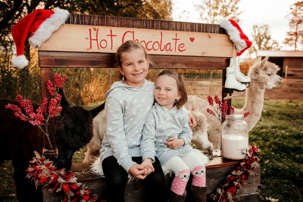 Weihnachtsshootings Familienfotos