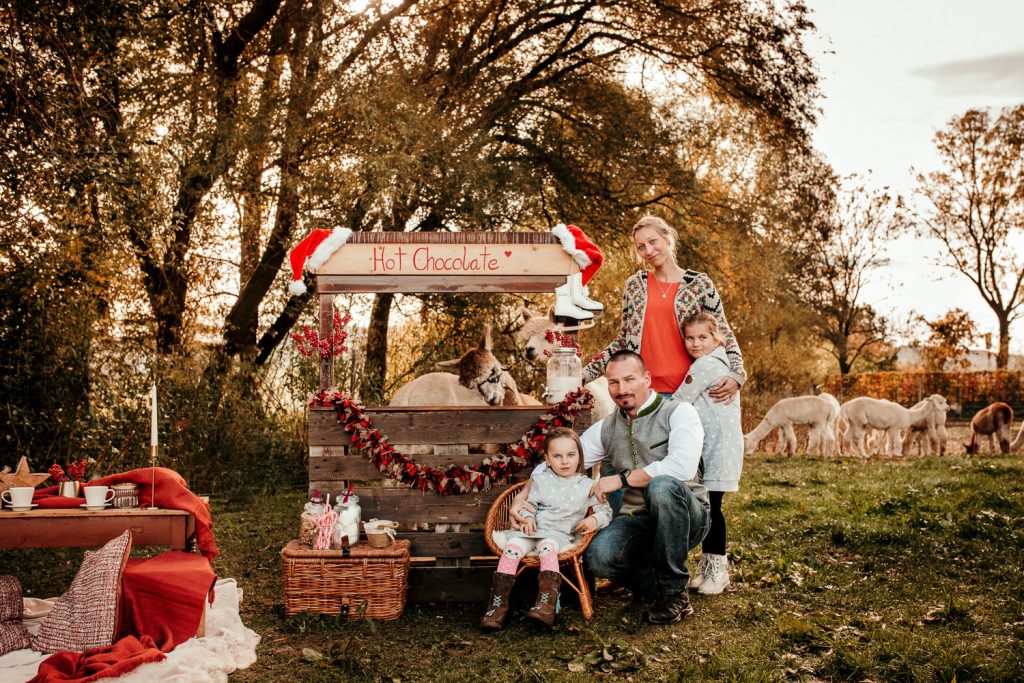 Weihnachtsshootings Familienfotos