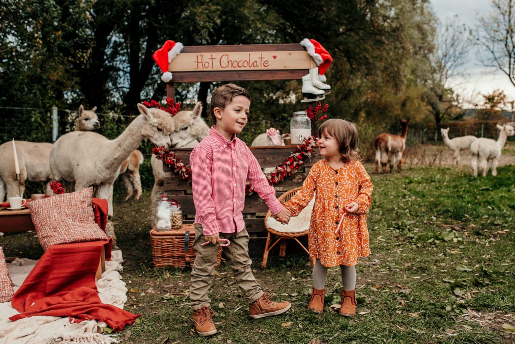 Weihnachtsshootings Familienfotos